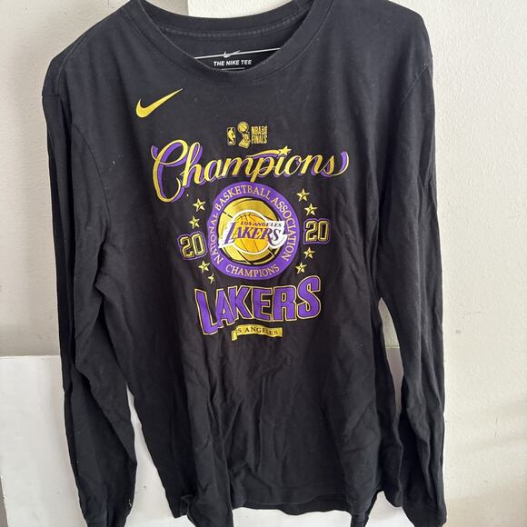 Nike Other - Nike Los Angeles Lakers Shirt Mens XL Long Sleeve 2020 NBA Champions